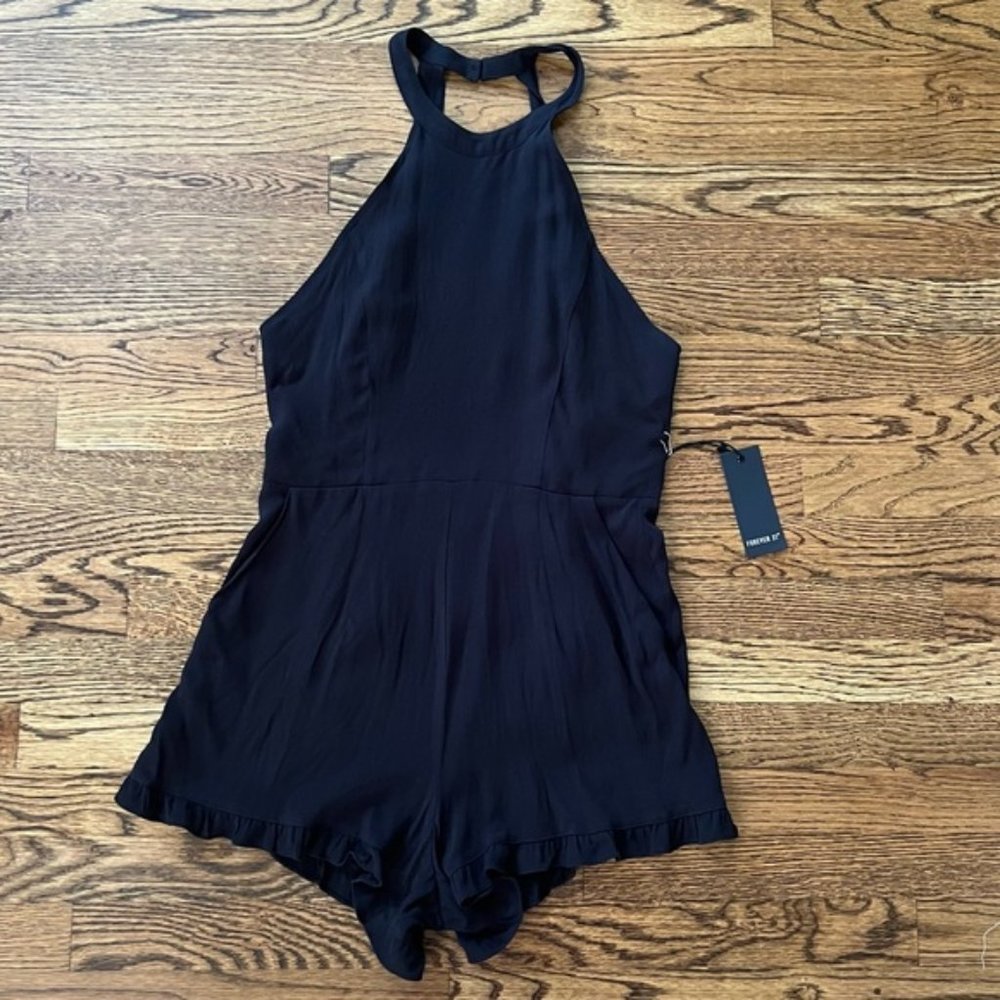 NWT Forever 21 high neck romper